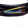 Cable de cobre flexible con aislamiento aislado de goma